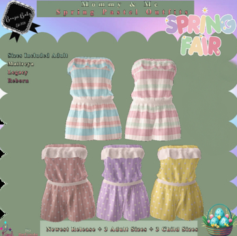 Second Life Marketplace - {Boujee Baby} Mommy & Me Spring Set - Lemon